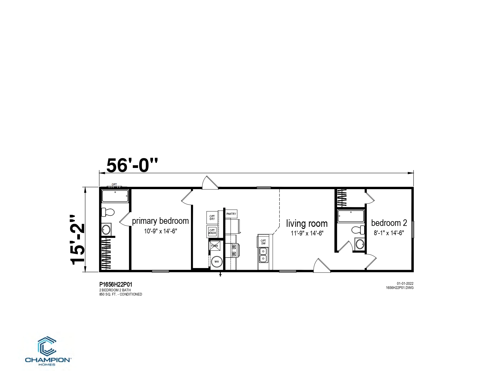 CHPR-1656H22P01 floor plan