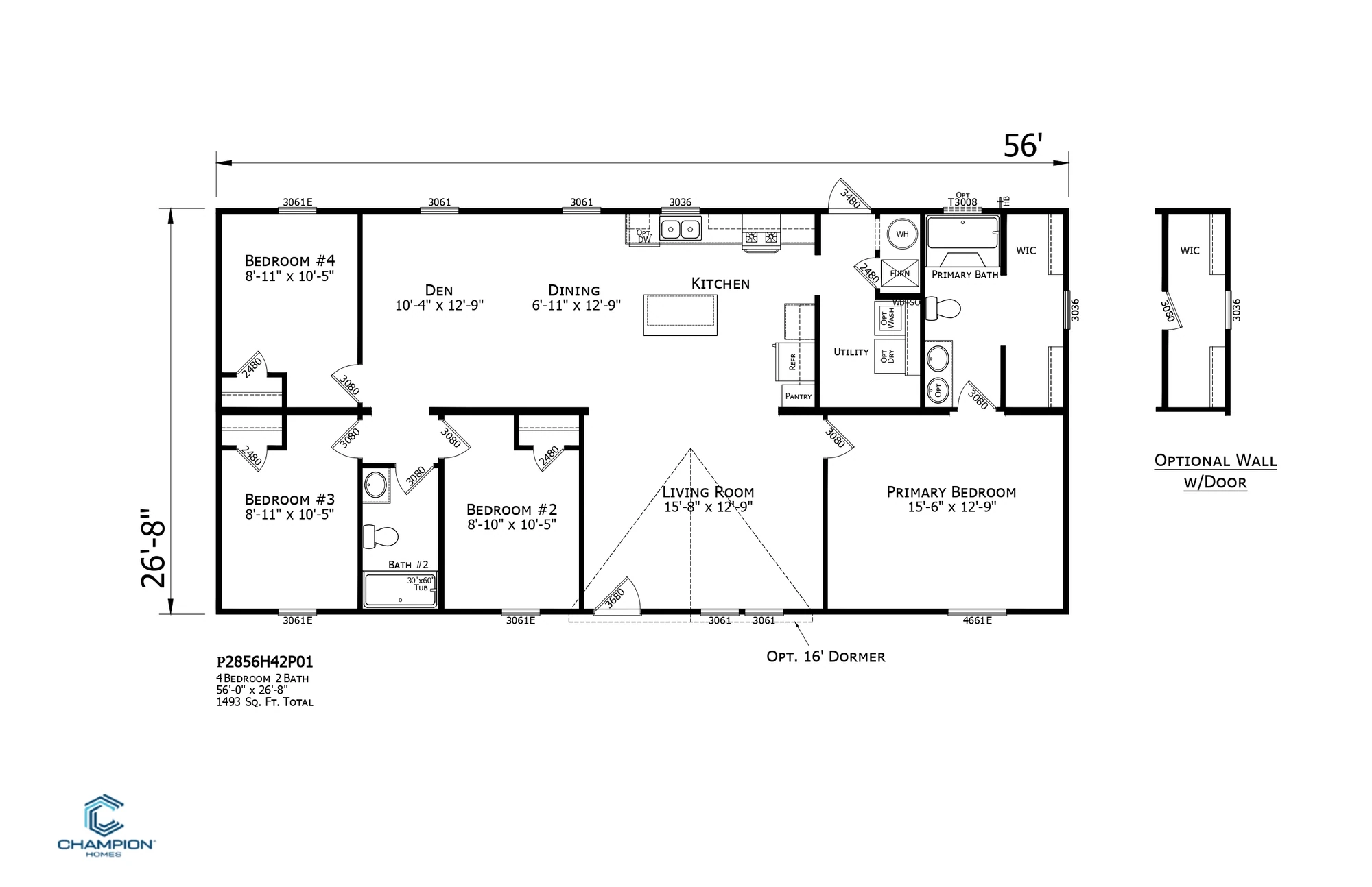 CHPR-2856H42P01 floor plan