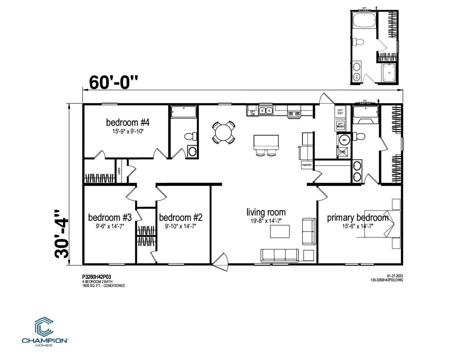 CHPR-3260H42P03 floor plan