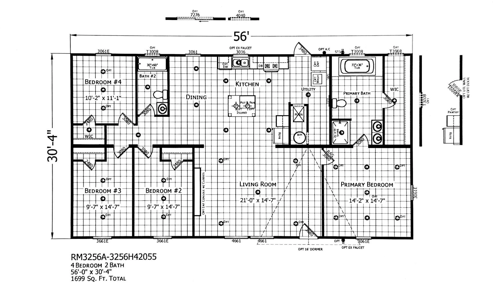 RM3256A-3256H42055 floor plan