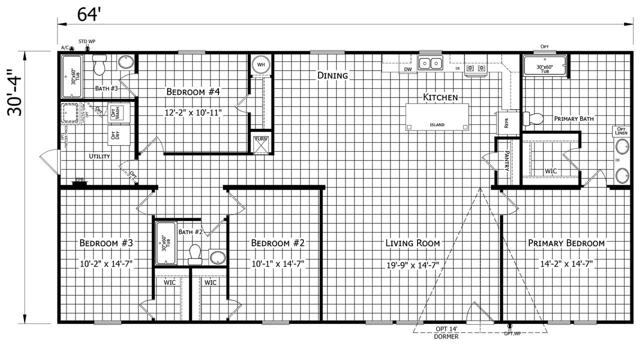 RM3264A-3264H43106 floor plan