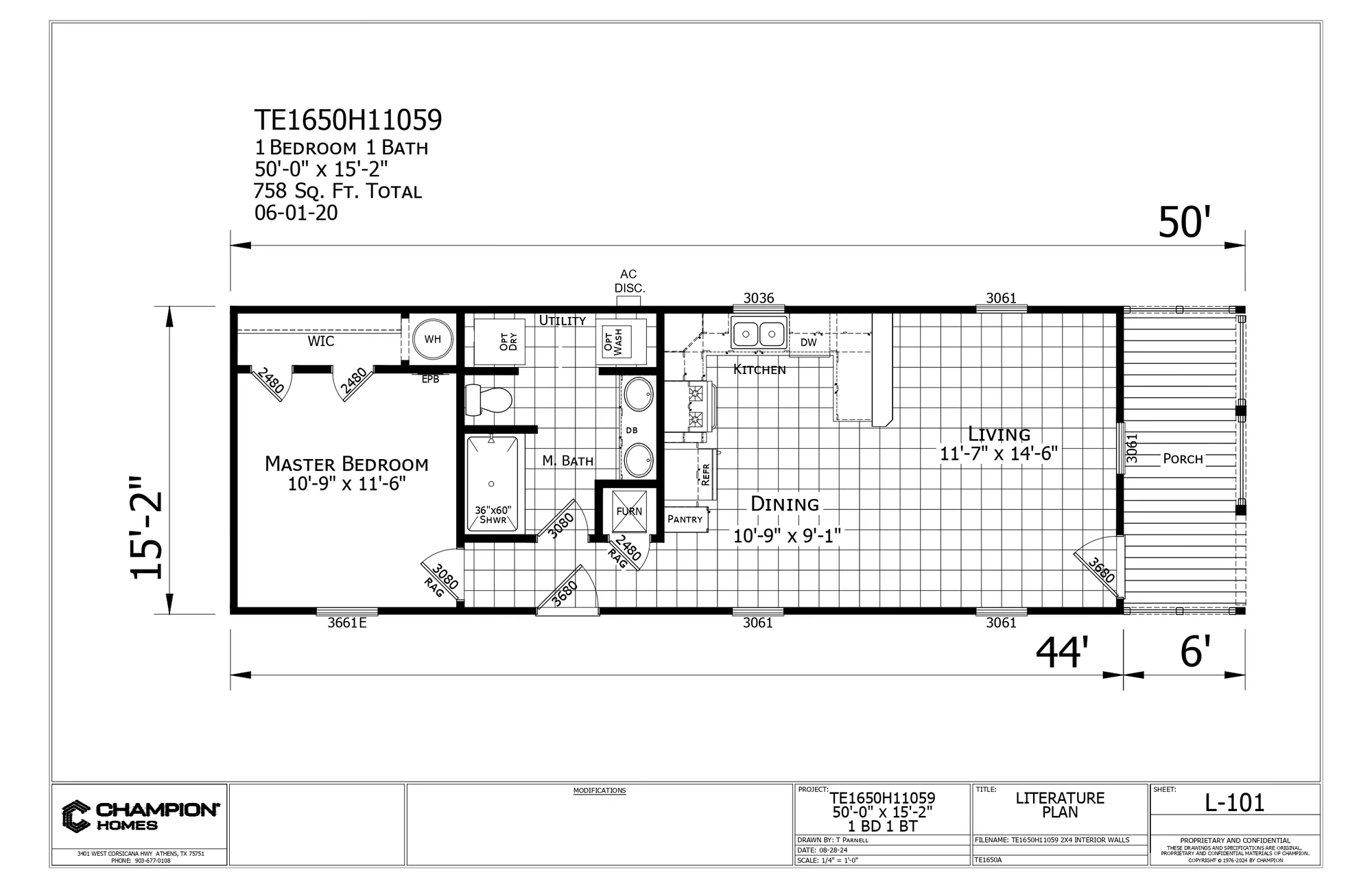 TE1650H11059 floor plan