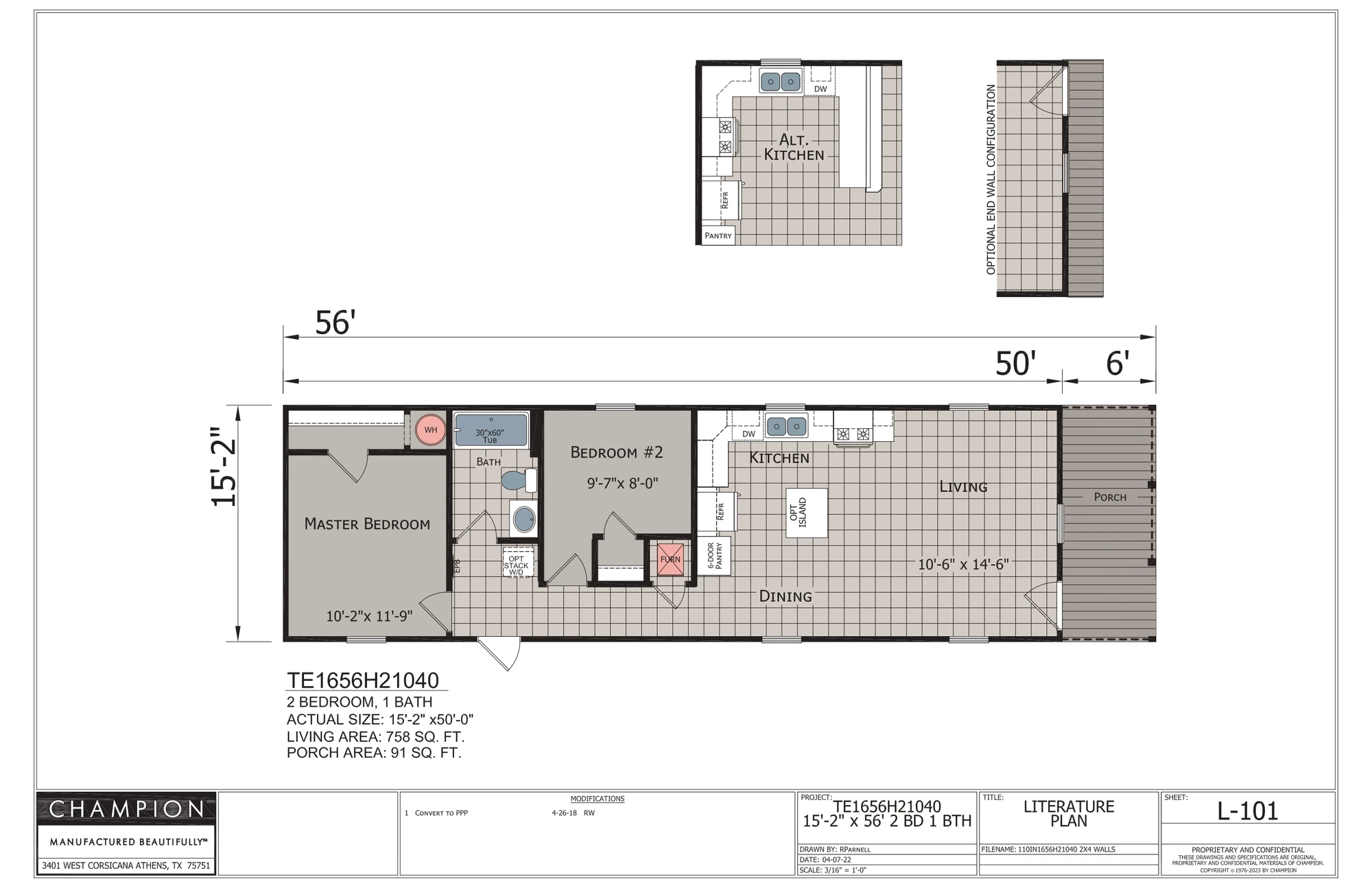 TE1656H21040 floor plan