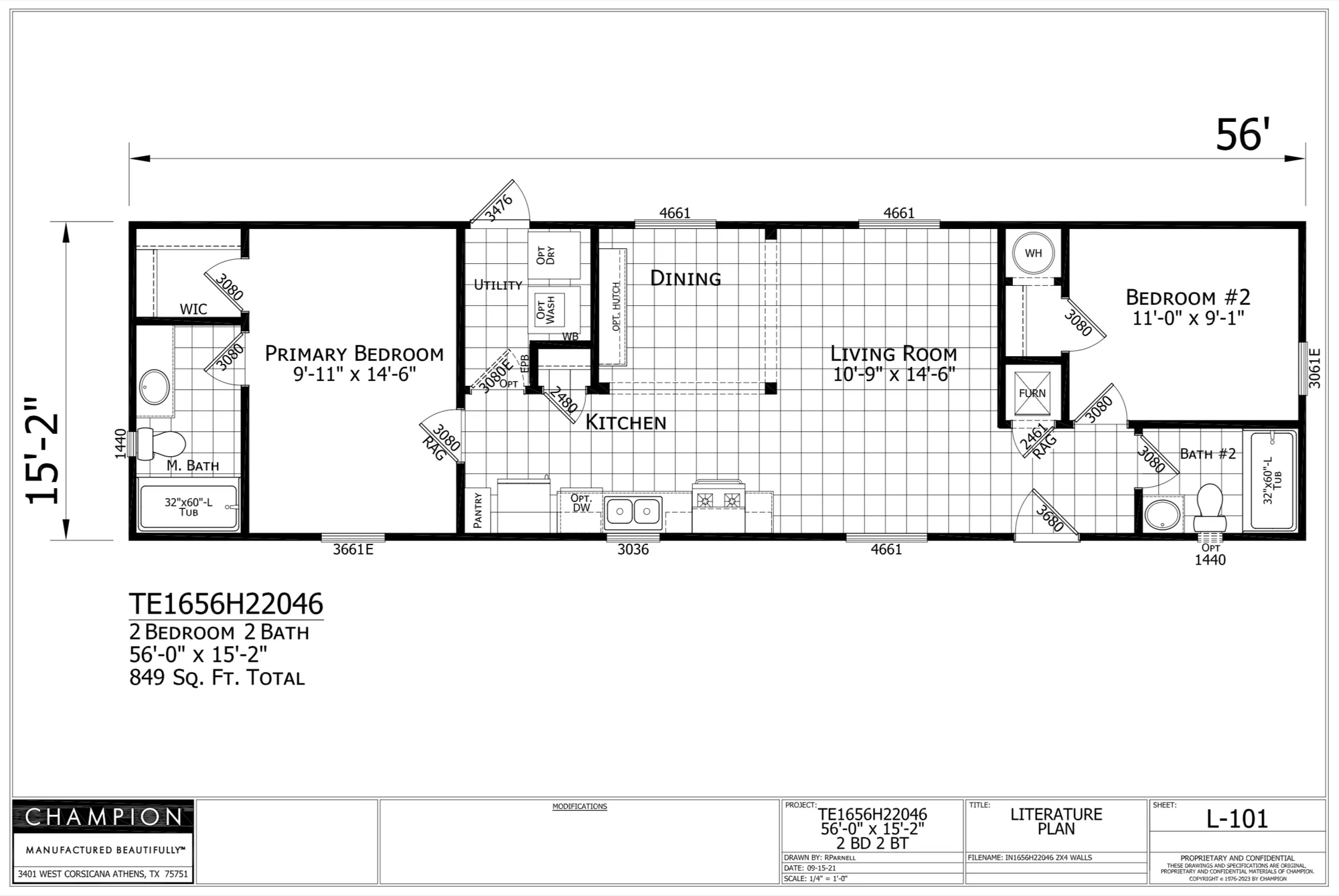 TE1656H22046 floor plan