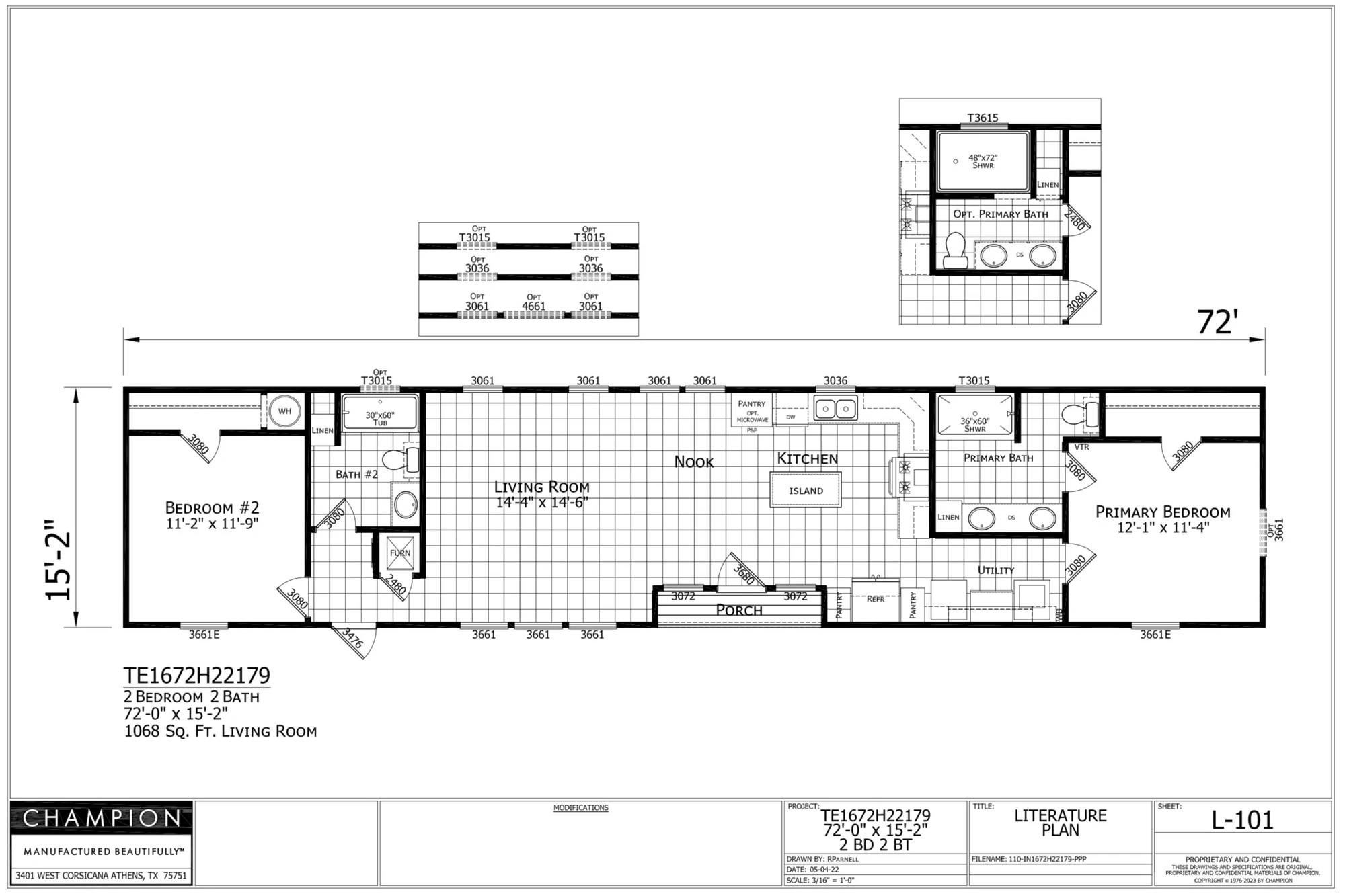 TE1672H22179 floor plan