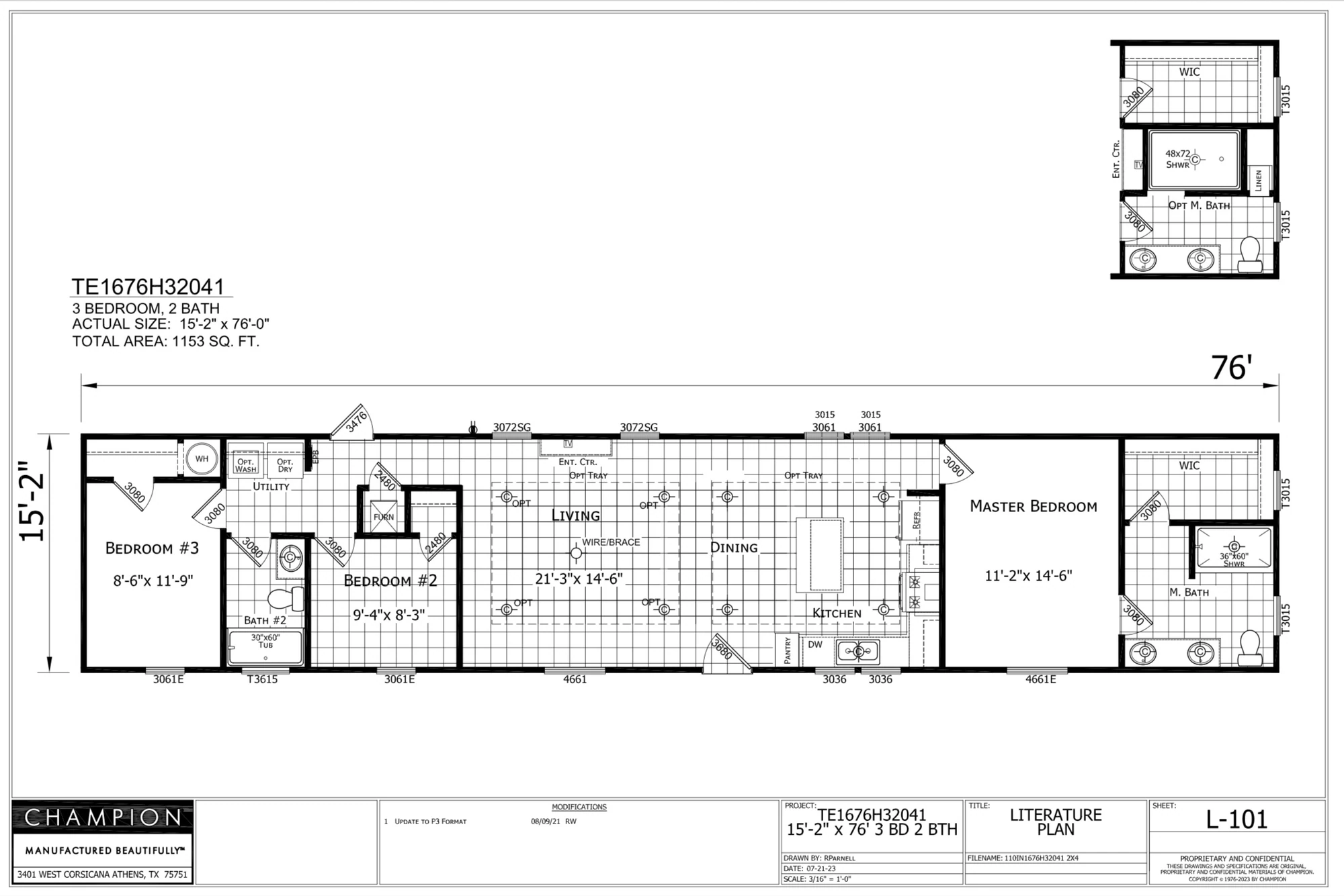 TE1676H32041 floor plan