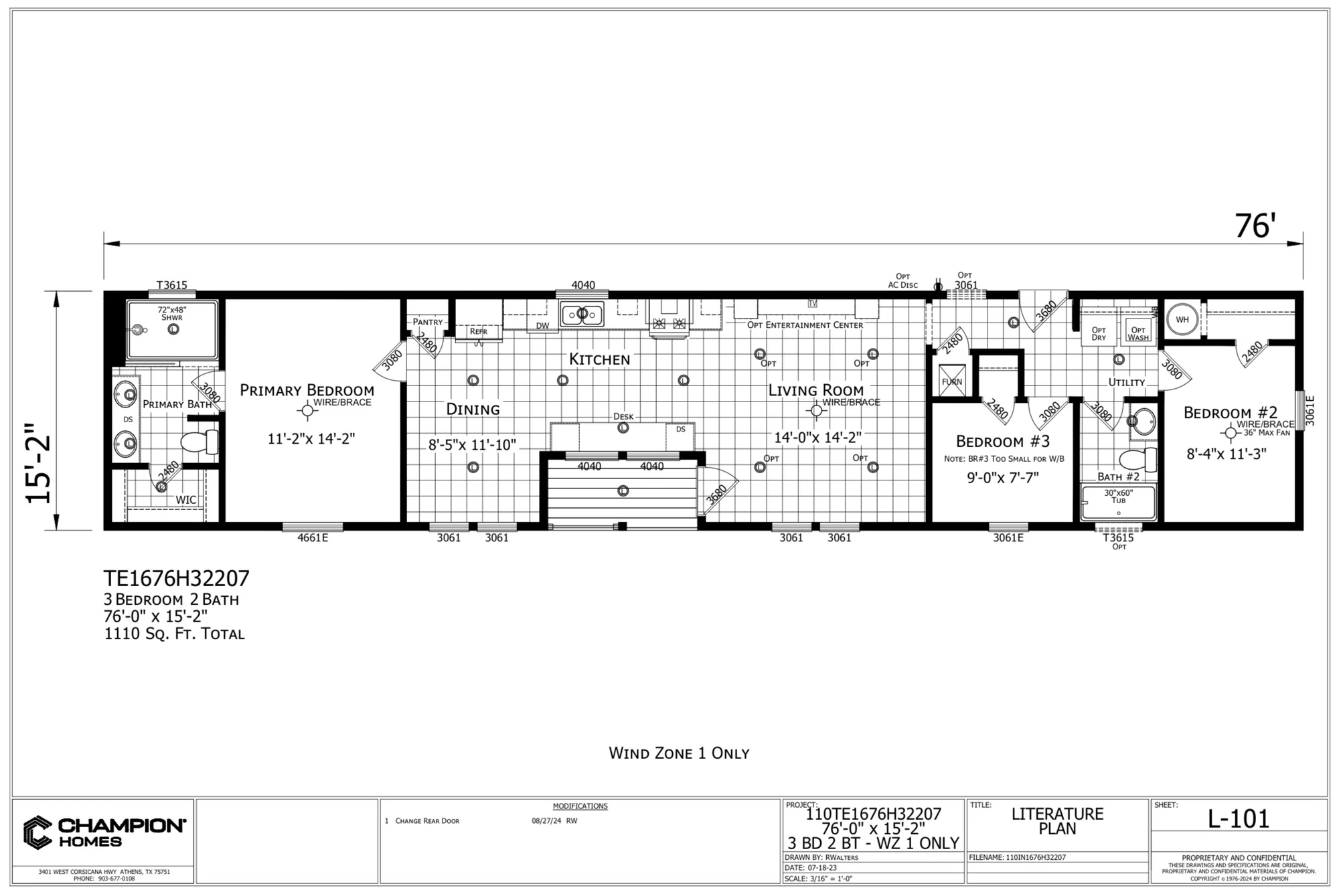 TE1676H32207 floor plan