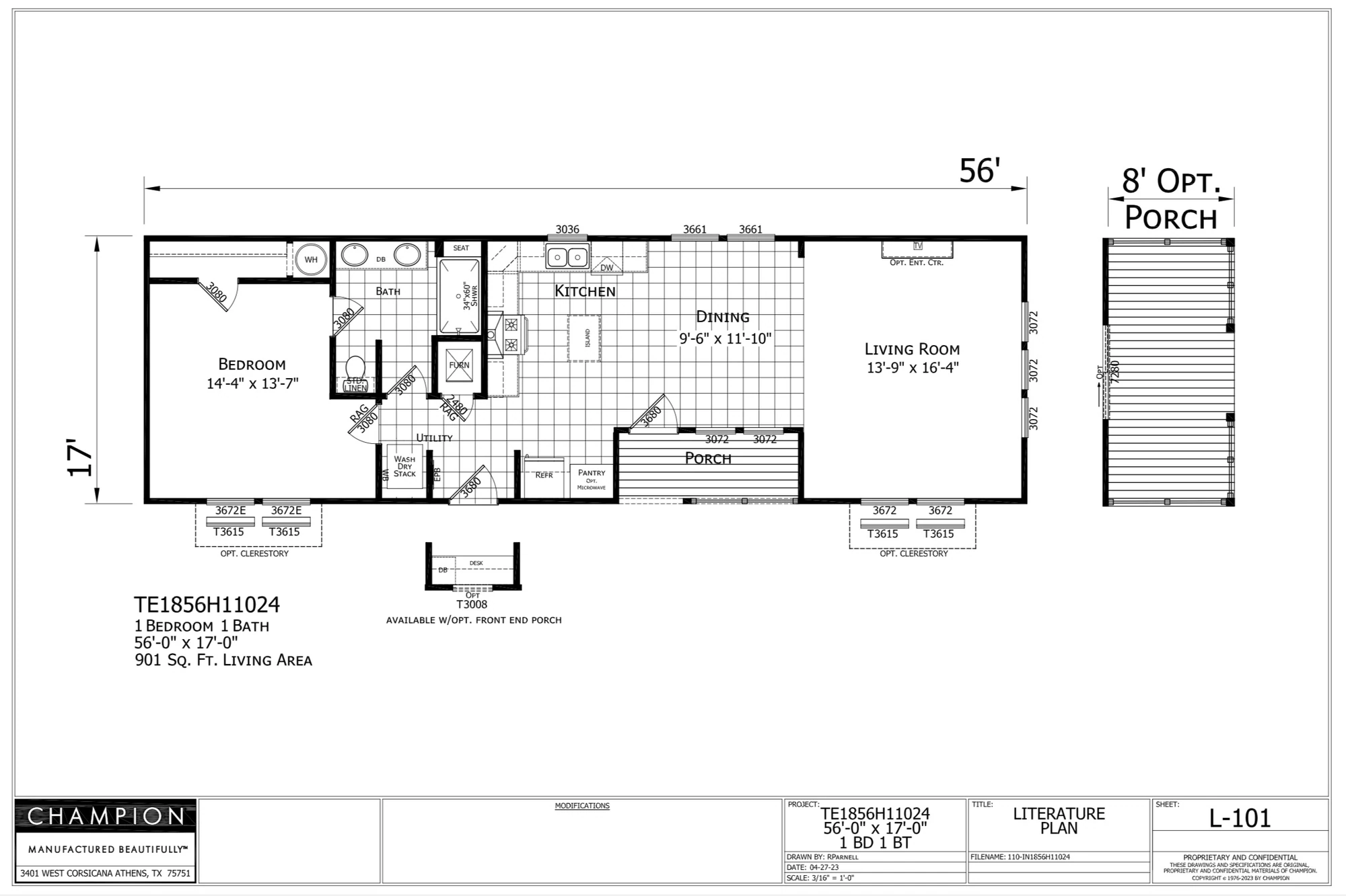 TE1856H11024 floor plan