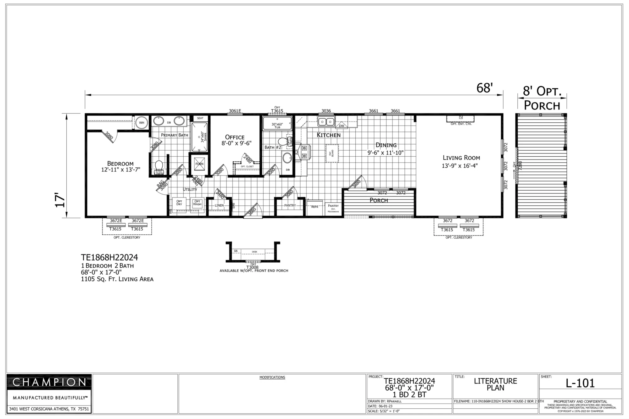 TE1868H22024 floor plan