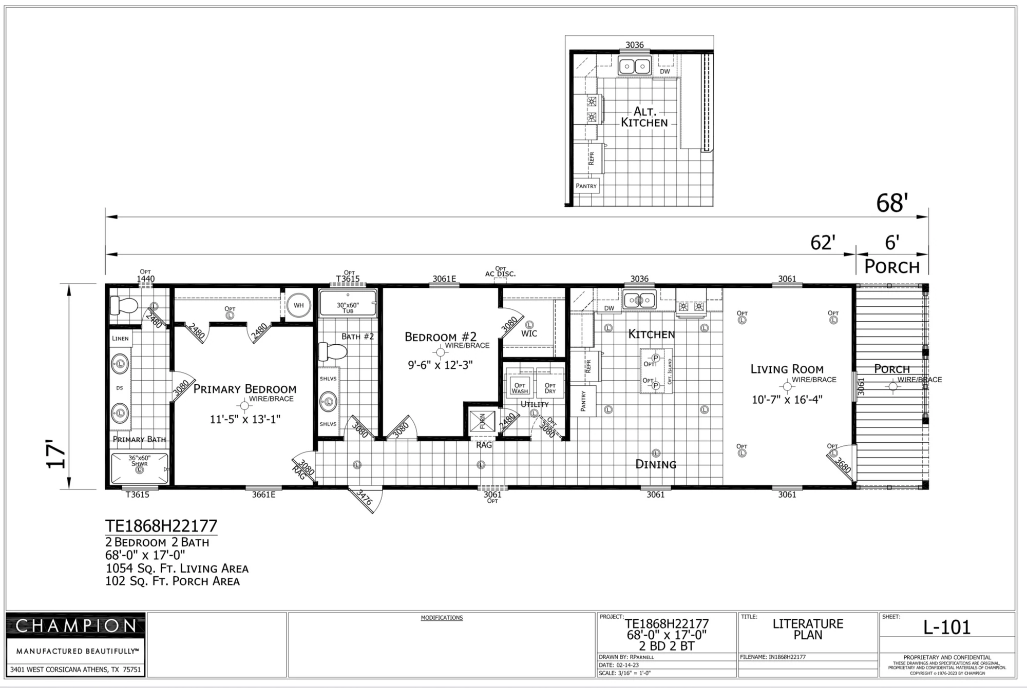 TE1868H22177 floor plan