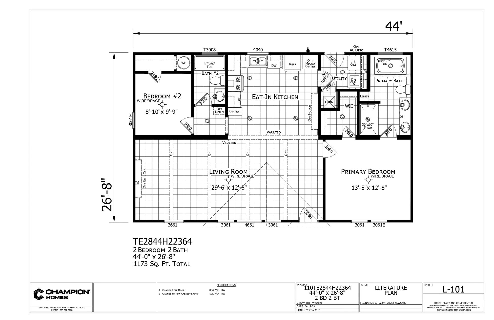 TE2844H22364 floor plan