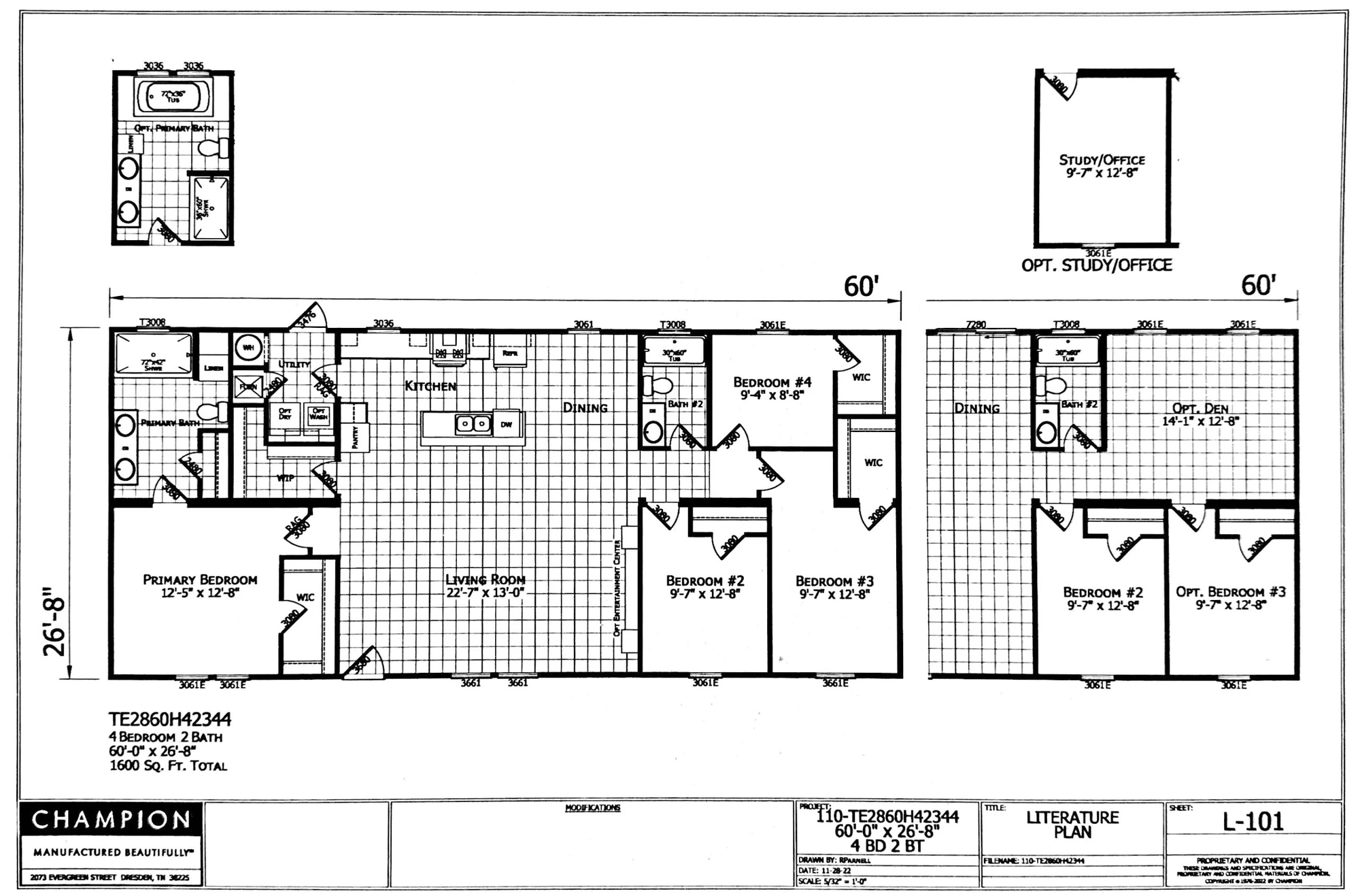 TE2860H42344 floor plan