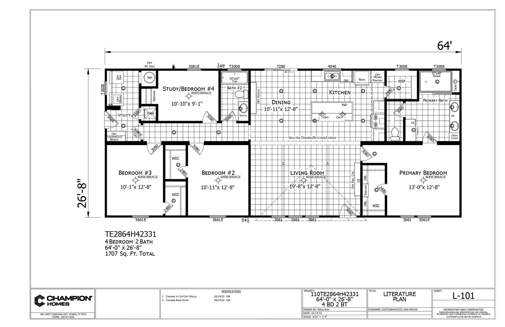 TE2864H42331 floor plan
