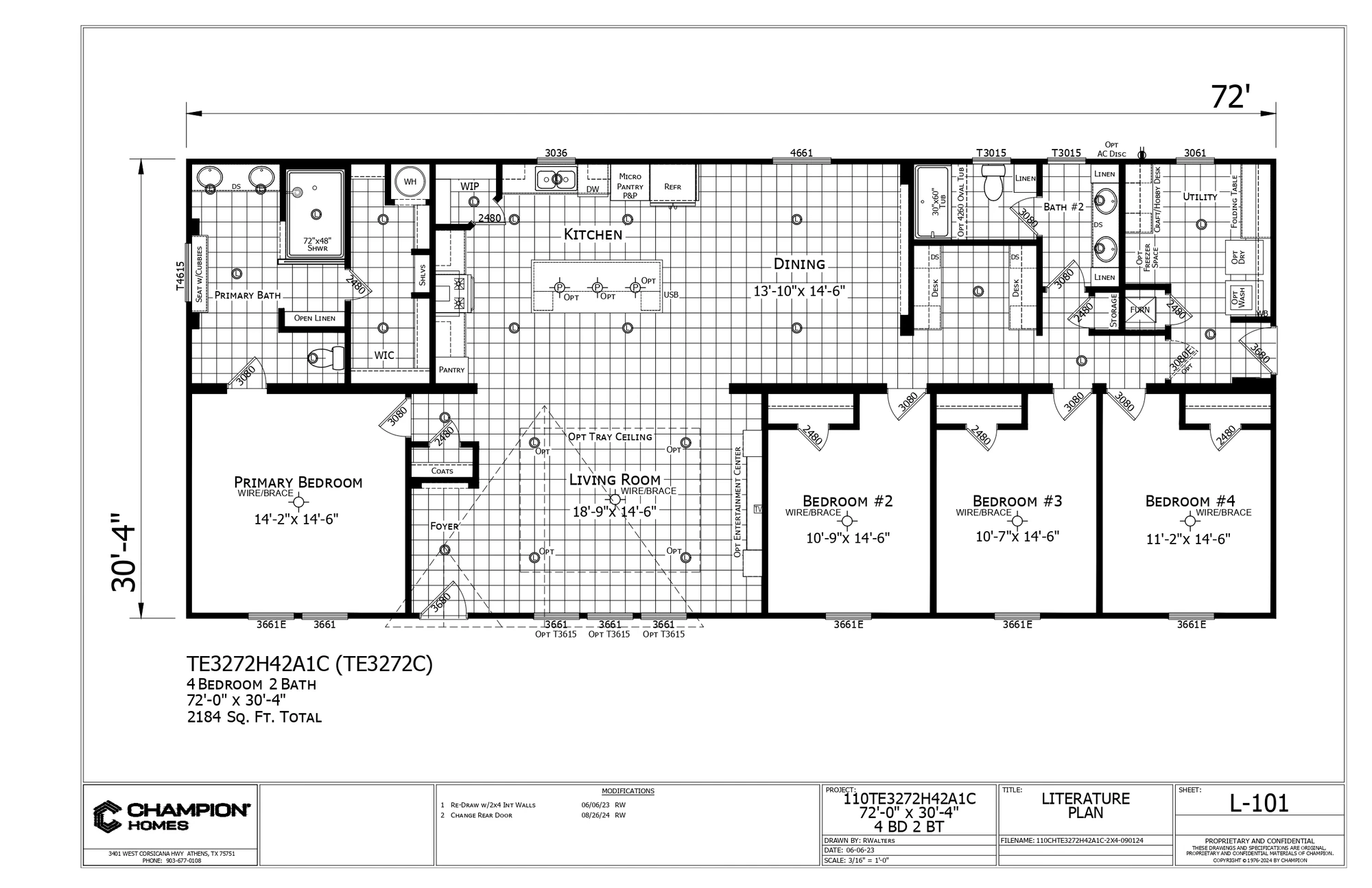 TE3272C floor plan
