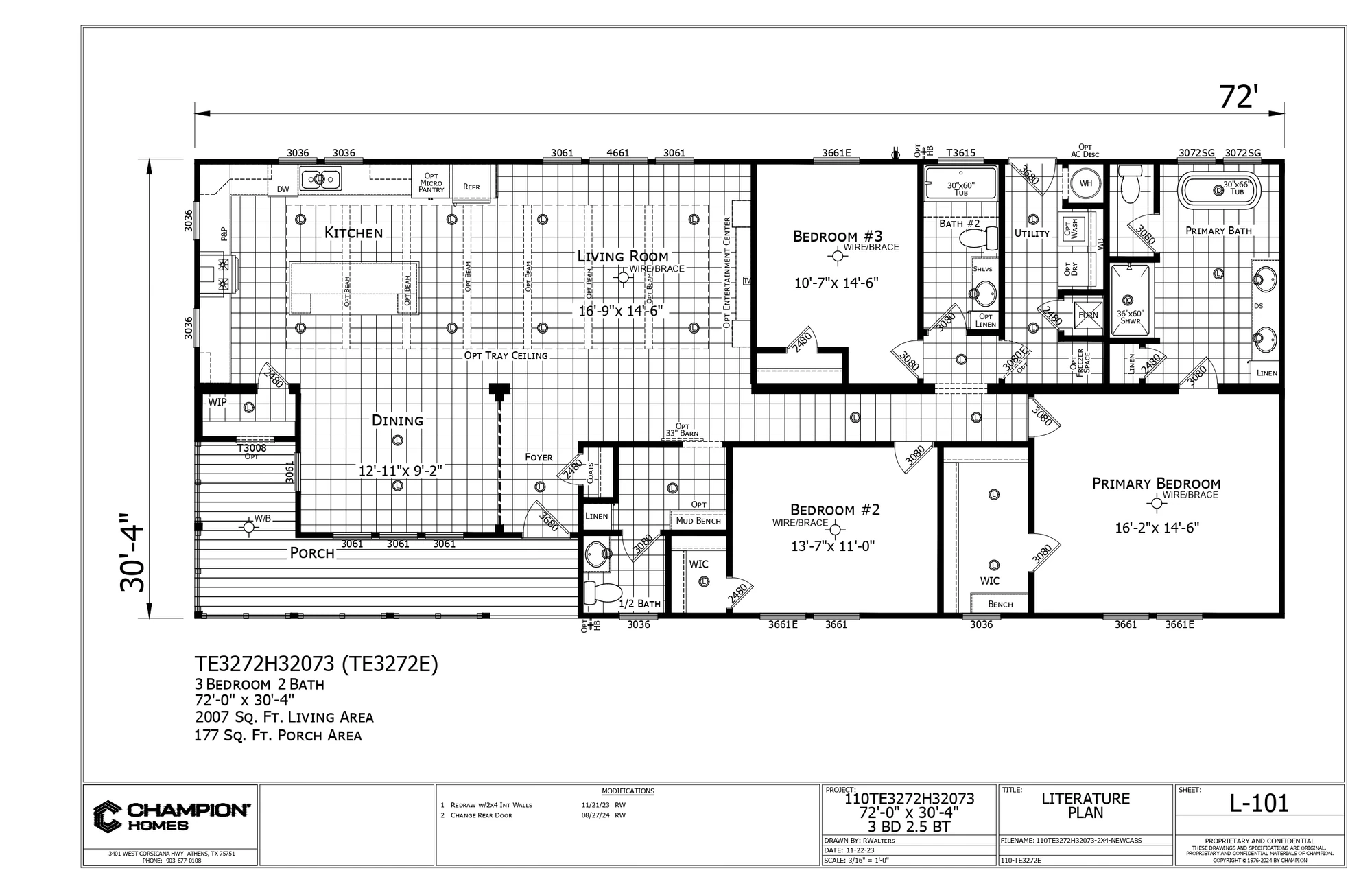 TE3272E floor plan