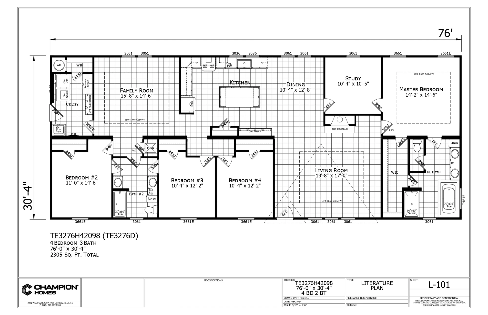 TE3276D floor plan